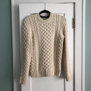 Rag & Bone cable knit wool sweater. Size XS.